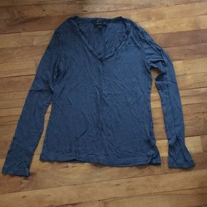 Women’s dark blue long sleeved shirt